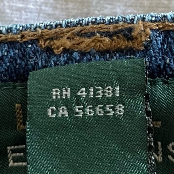 Lauren Ralph Lauren Skinny Jeans Women’s 8 Blue Mid Rise Ankle Zipper Pocket - Picture 13 of 14